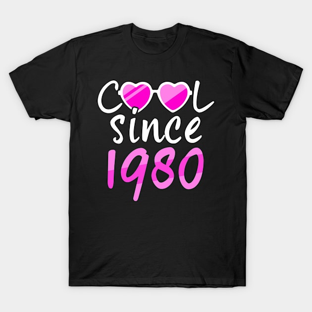 Cool Since 1980 T-Shirt by Adikka